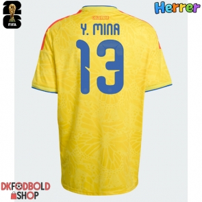 Colombia Yerry Mina #13 Hjemmebanetrøje VM 2026 Kort ærmer